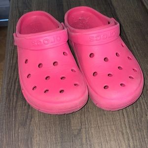 Pink Crocs